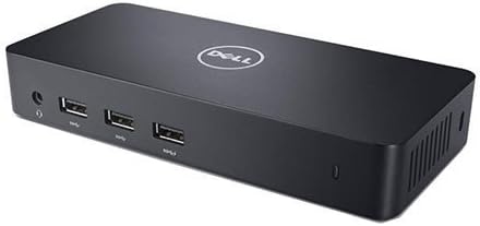 Dell D3100 Docking Station, USB 3.0 Ultra HD Triple Video (DisplayPort, 2x HDMI, 6x USB, RJ45) Black + 65W PSU - 12 Months Warranty
